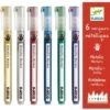 Djeco Metall, 6 X Marker -Djeco Geschaft djeco metall 6 x marker