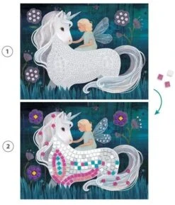 Djeco Mosaik-Set - Die Verzauberte Welt -Djeco Geschaft djeco mozaiek set de betoverde wereld 1