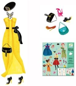 Djeco - Paper Dolls Und Sticker Massive Fashion Papierpuppen -Djeco Geschaft djeco paper dolls und sticker massive fashion papierpuppen 3