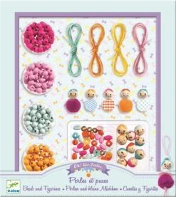 Djeco Perlas Y Figuritas Perlen Und Figuren (39819), Bunt