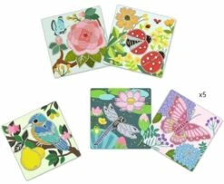 DJECO Schablonen Gartenflügel (38816), Mehrfarbig (1) -Djeco Geschaft djeco schablonen gartenfluegel 38816 mehrfarbig 1 2