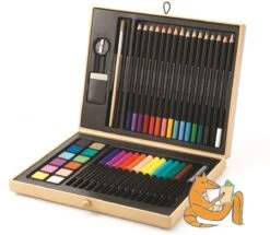 Djeco Stifte Box Malkasten Farbkasten Malen Und Basteln