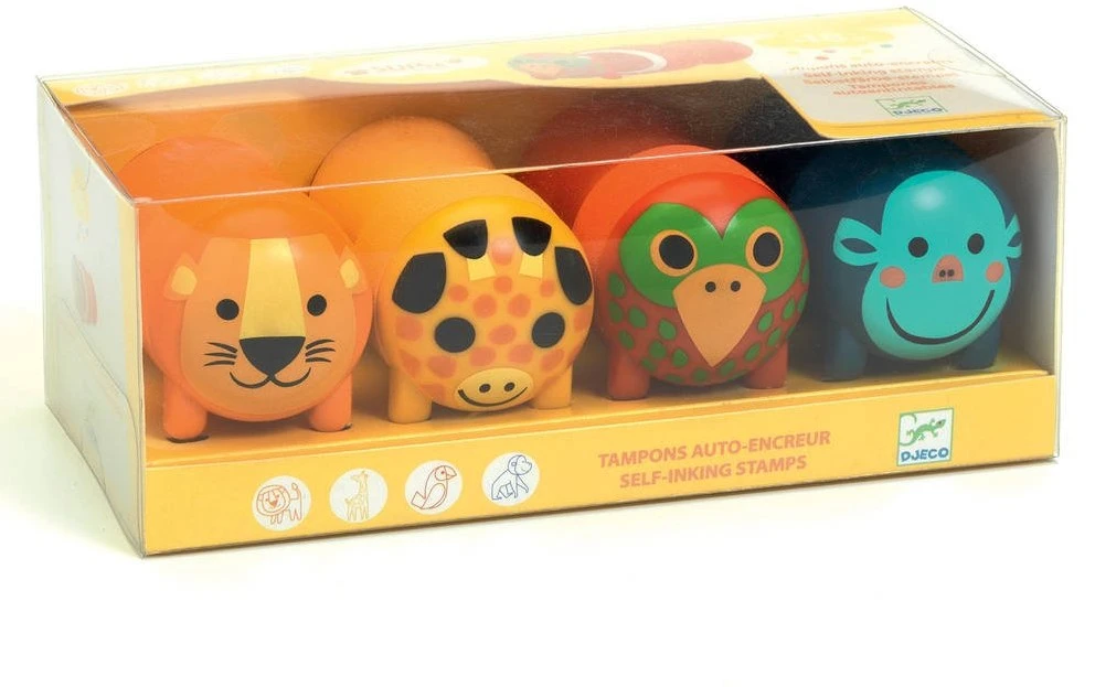 Djeco Tampons - Tiere Der Savanne 3 Djeco Tampons - Tiere Der Savanne