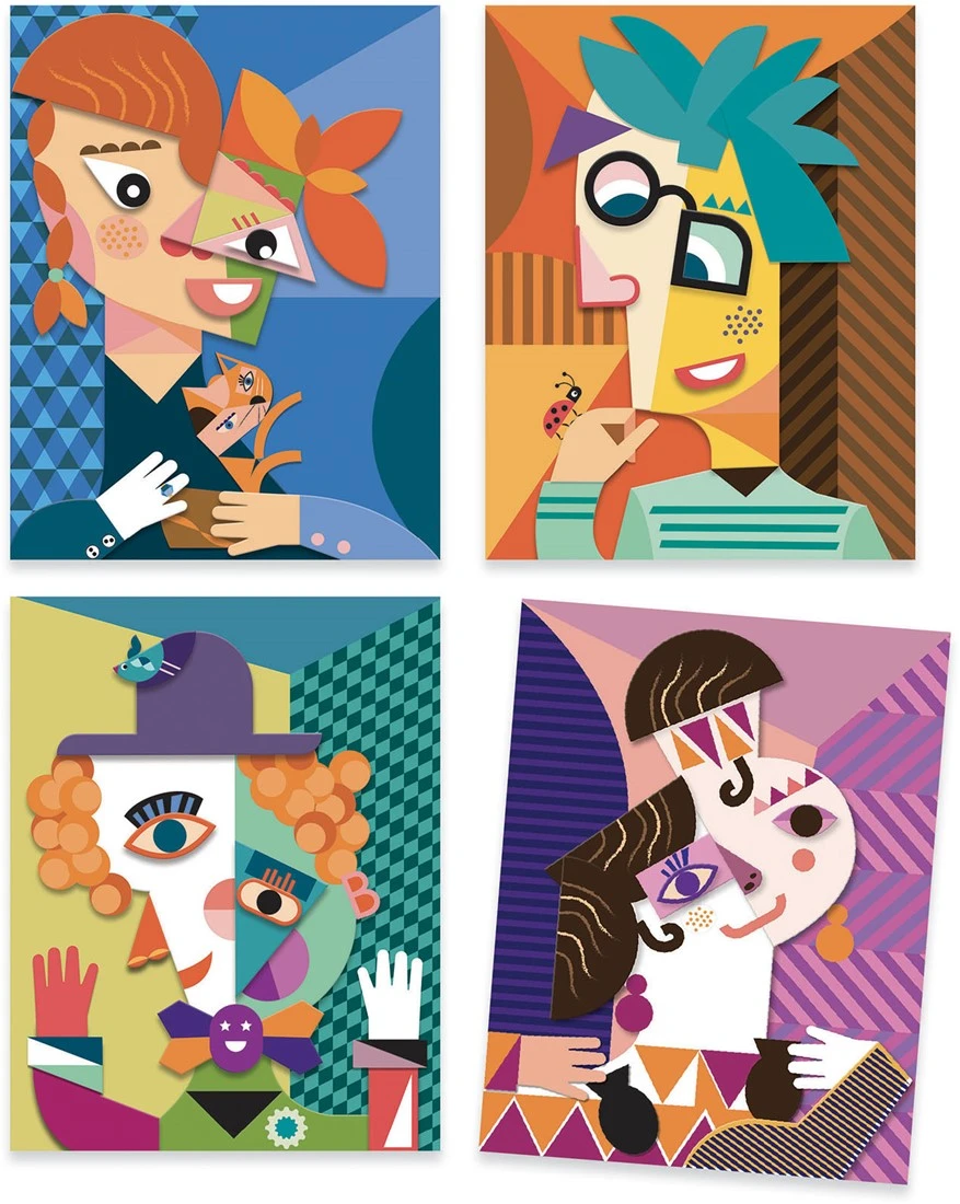 Djeco Têtes Au Carré 5 Djeco Têtes Au Carré – Bild 3