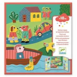 Djeco - Tier-Aufkleber (DJ09071) -Djeco Geschaft djeco tier aufkleber dj09071 2