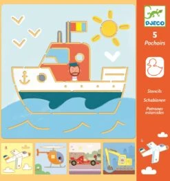 Djeco Transportes & Co. Einlegesohlen (38819), Mehrfarbig (1)