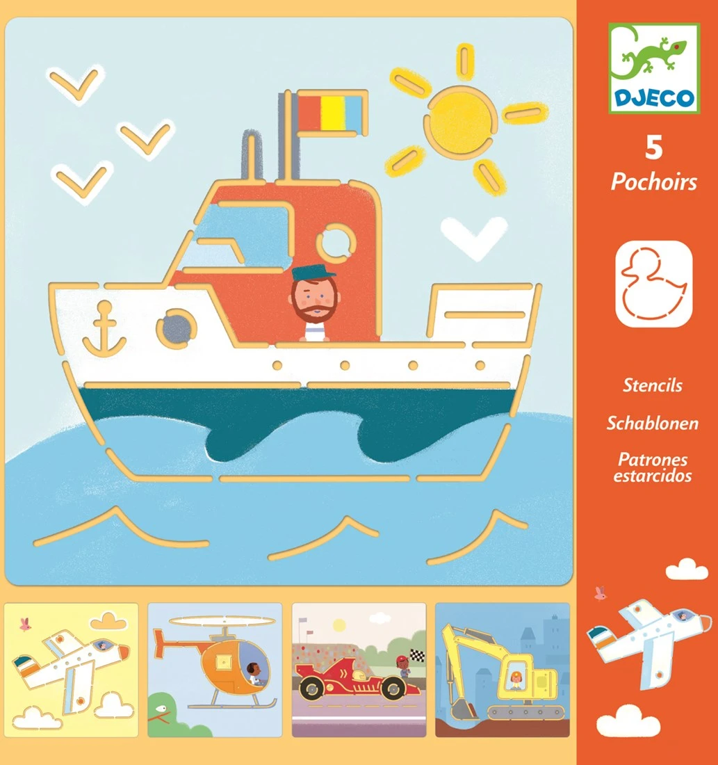 Djeco Transportes & Co. Einlegesohlen (38819), Mehrfarbig (1) 3 Djeco Transportes & Co. Einlegesohlen (38819), Mehrfarbig (1)