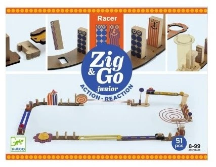 Djeco Zig & Go Junior - Rennfahrer - 51 Stück 3 Djeco Zig & Go Junior - Rennfahrer - 51 Stück