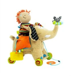 Dolce Classic Aktivitätsspielzeug Elefant Ollie & Sem - 33 Cm