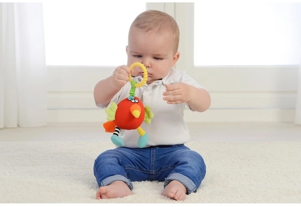 Dolce Classic Aktivitätsspielzeug Papagei Petra - 19 Cm 4 Dolce Classic Aktivitätsspielzeug Papagei Petra - 19 Cm – Bild 2