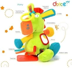 Dolce Classic Aktivitätsspielzeug Pony Polo - 24 Cm 10 Dolce Classic Aktivitätsspielzeug Pony Polo - 24 Cm -Djeco Geschaft dolce classic aktivitaetsspielzeug pony polo 24 cm 3