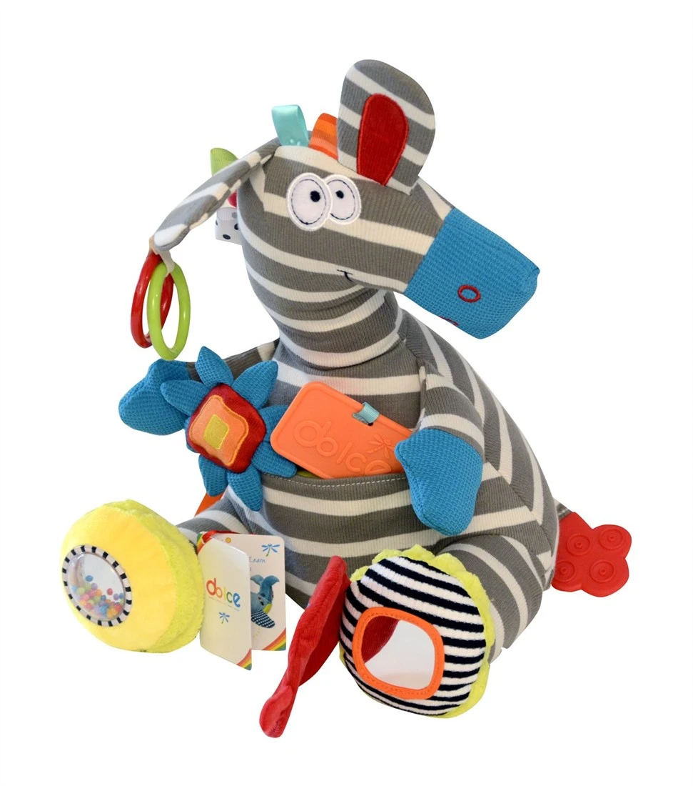Dolce Classic Aktivitätsspielzeug Zebra Zeddy - 25 Cm 3 Dolce Classic Aktivitätsspielzeug Zebra Zeddy - 25 Cm