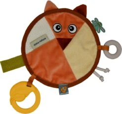 Dolce Earth Kuscheldecke & Schnullerkette - Fiona Vos & Ollie Owl -Djeco Geschaft dolce earth kuscheldecke schnullerkette fiona vos ollie owl 3