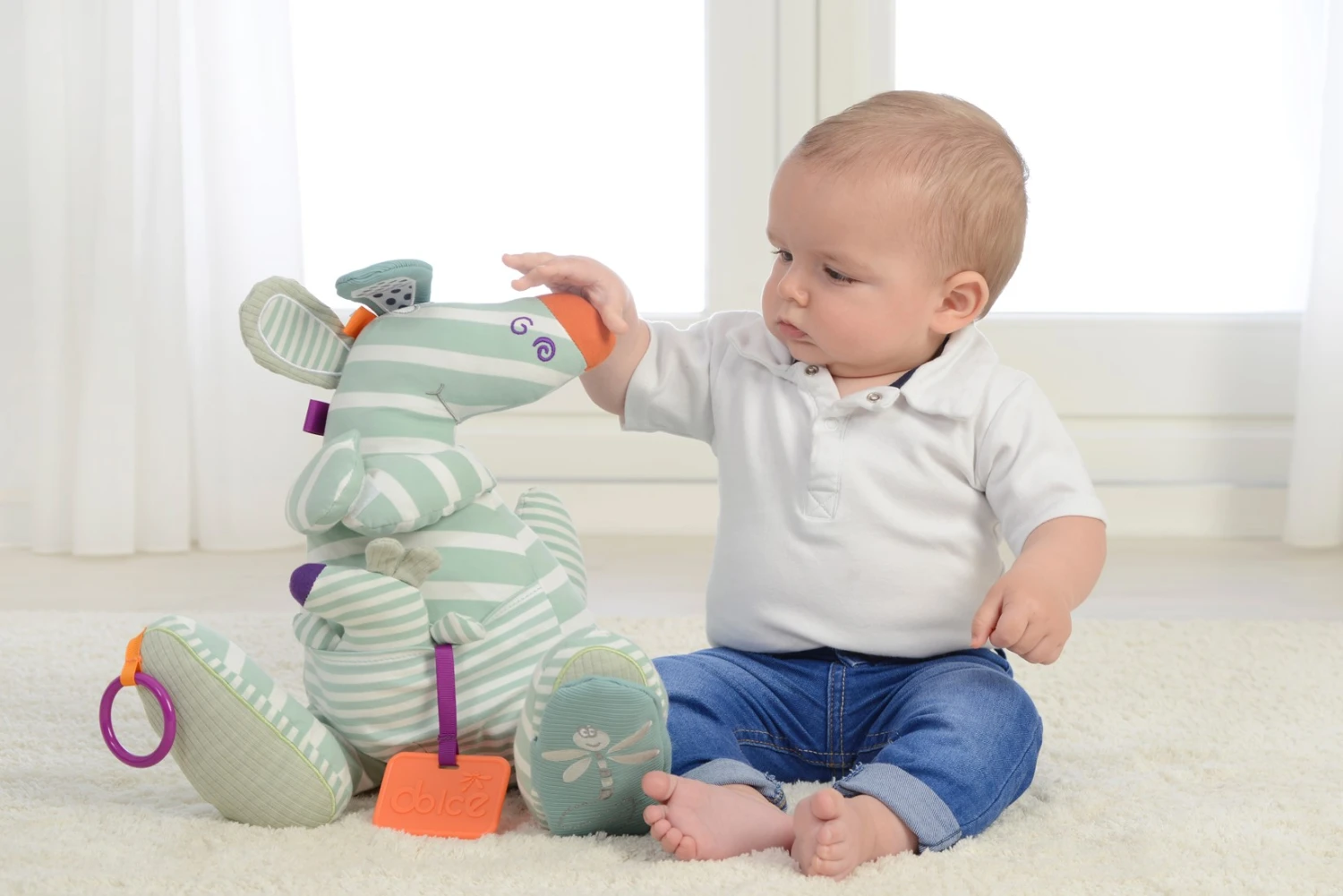 Dolce Primo Aktivitätsspielzeug Känguru Ozzie - 38 Cm 4 Dolce Primo Aktivitätsspielzeug Känguru Ozzie - 38 Cm – Bild 2