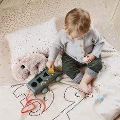 Done By Deer Pull Along Sortierbox Croco Croco Grün -Djeco Geschaft done by deer pull along sortierbox croco croco gruen 2