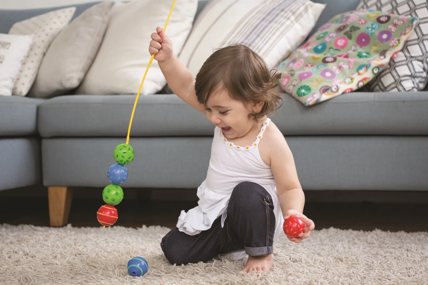 Edushape Baby Perlen - 14 Stück 4 Edushape Baby Perlen - 14 Stück – Bild 2