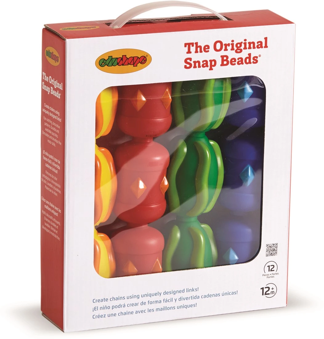 Edushape Die Originalen Snap Perlen - 12 Stück 5 Edushape Die Originalen Snap Perlen - 12 Stück – Bild 3