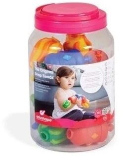 Edushape Die Originalen Snap Perlen - 12 Stück (Topf) -Djeco Geschaft edushape die originalen snap perlen 12 stueck topf 2