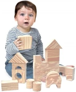 Edushape Holzähnliche Weiche Blöcke - 30 Stück 6 Edushape Holzähnliche Weiche Blöcke - 30 Stück -Djeco Geschaft edushape holzaehnliche weiche bloecke 30 stueck 2