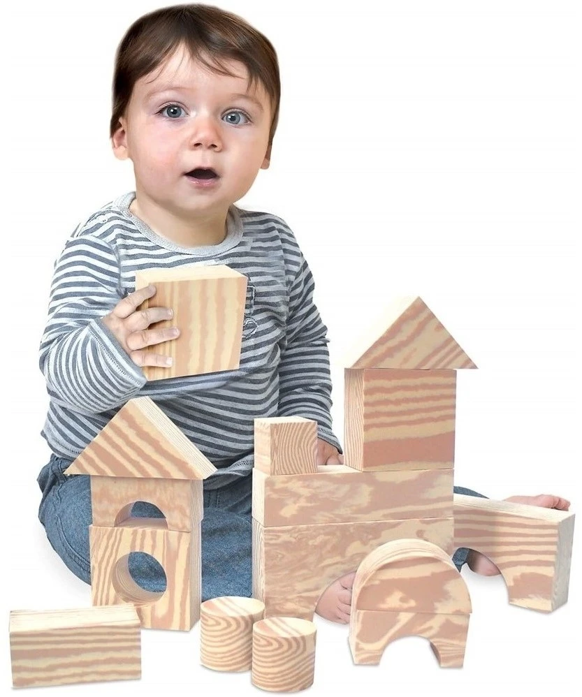 Edushape Holzähnliche Weiche Blöcke - 30 Stück 4 Edushape Holzähnliche Weiche Blöcke - 30 Stück – Bild 2