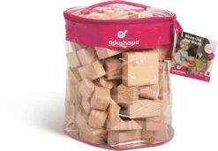 Edushape Holzähnliche Weiche Blöcke - 80 Stück (Tasche) 5 Edushape Holzähnliche Weiche Blöcke - 80 Stück (Tasche) -Djeco Geschaft edushape holzaehnliche weiche bloecke 80 stueck tasche 2