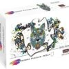 Eureka 2D RainboWooden Puzzle - Wolf -Djeco Geschaft eureka 2d rainbowooden puzzle wolf
