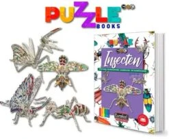 Eureka 3D Puzzle Bücher Mal- Und Rätselbuch - Insekten -Djeco Geschaft eureka 3d puzzle buecher mal und raetselbuch insekten 2