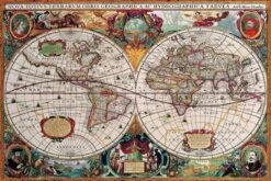 Eurographics Puzzle Antique World Map - 2000 Teile -Djeco Geschaft eurographics puzzle antique world map 2000 teile 2