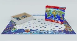 Eurographics Puzzle Crazy World - 2000 Teile -Djeco Geschaft eurographics puzzle crazy world 2000 teile 3