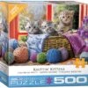 Eurographics Puzzle Knittin' Kittens - 500 XL Teile