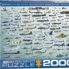 Eurographics Puzzle Kriegsflugzeuge Evolution - 2000 Teile -Djeco Geschaft eurographics puzzle kriegsflugzeuge evolution 2000 teile