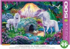 Eurographics Puzzle Unicorns In Fairy Land - 500 XL Teile