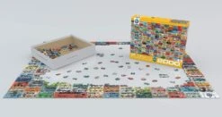 Eurographics Puzzle Volkswagon Groovy Bus Collage - 2000 Teile -Djeco Geschaft eurographics puzzle volkswagon groovy bus collage 2000 teile 2