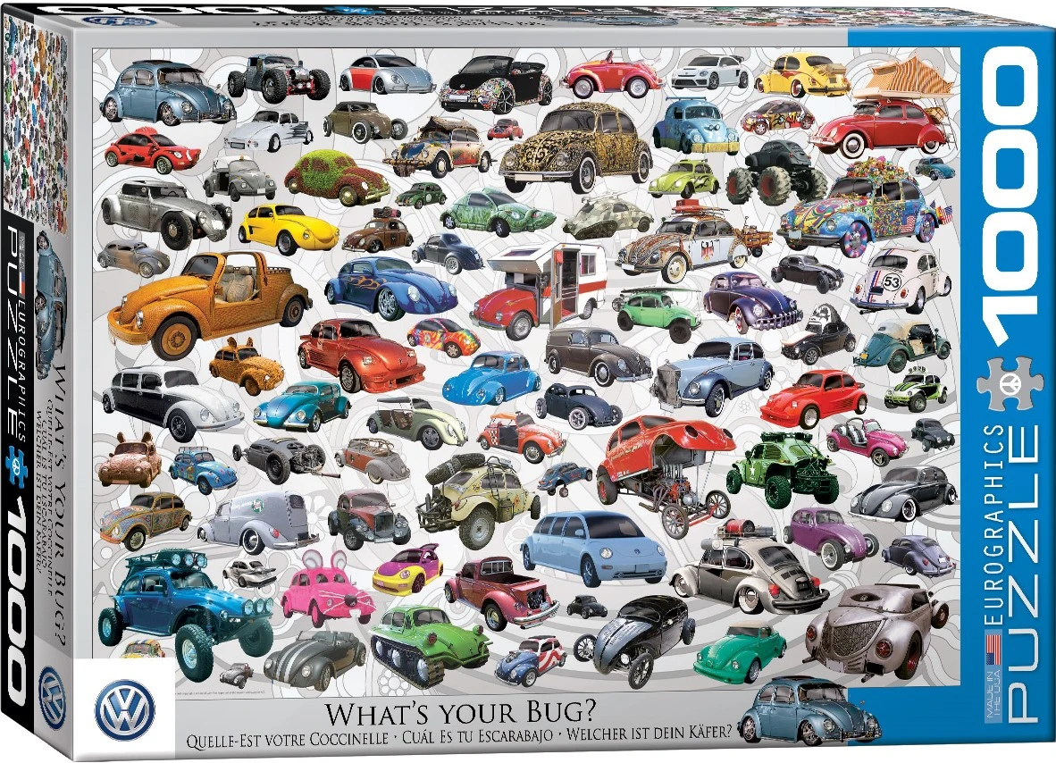 Eurographics Puzzle VW Beetle - Welcher Ist Dein Käfer? - 1000 Teile 3 Eurographics Puzzle VW Beetle - Welcher Ist Dein Käfer? - 1000 Teile