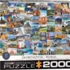Eurographics Puzzle World Globetrotter - 2000 Teile -Djeco Geschaft eurographics puzzle world globetrotter 2000 teile