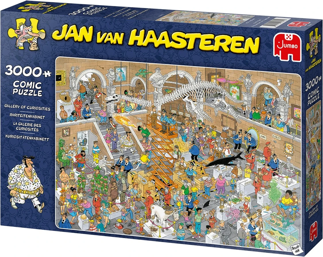 Jumbo 20031 Jan Van Haasteren-Kuriositätenkabinett-3000 Teile Puzzlespiel, Mehrfarben 7 Jumbo 20031 Jan Van Haasteren-Kuriositätenkabinett-3000 Teile Puzzlespiel, Mehrfarben – Bild 5
