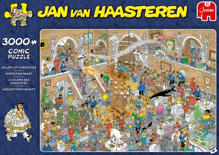 Jumbo 20031 Jan Van Haasteren-Kuriositätenkabinett-3000 Teile Puzzlespiel, Mehrfarben 8 Jumbo 20031 Jan Van Haasteren-Kuriositätenkabinett-3000 Teile Puzzlespiel, Mehrfarben – Bild 6