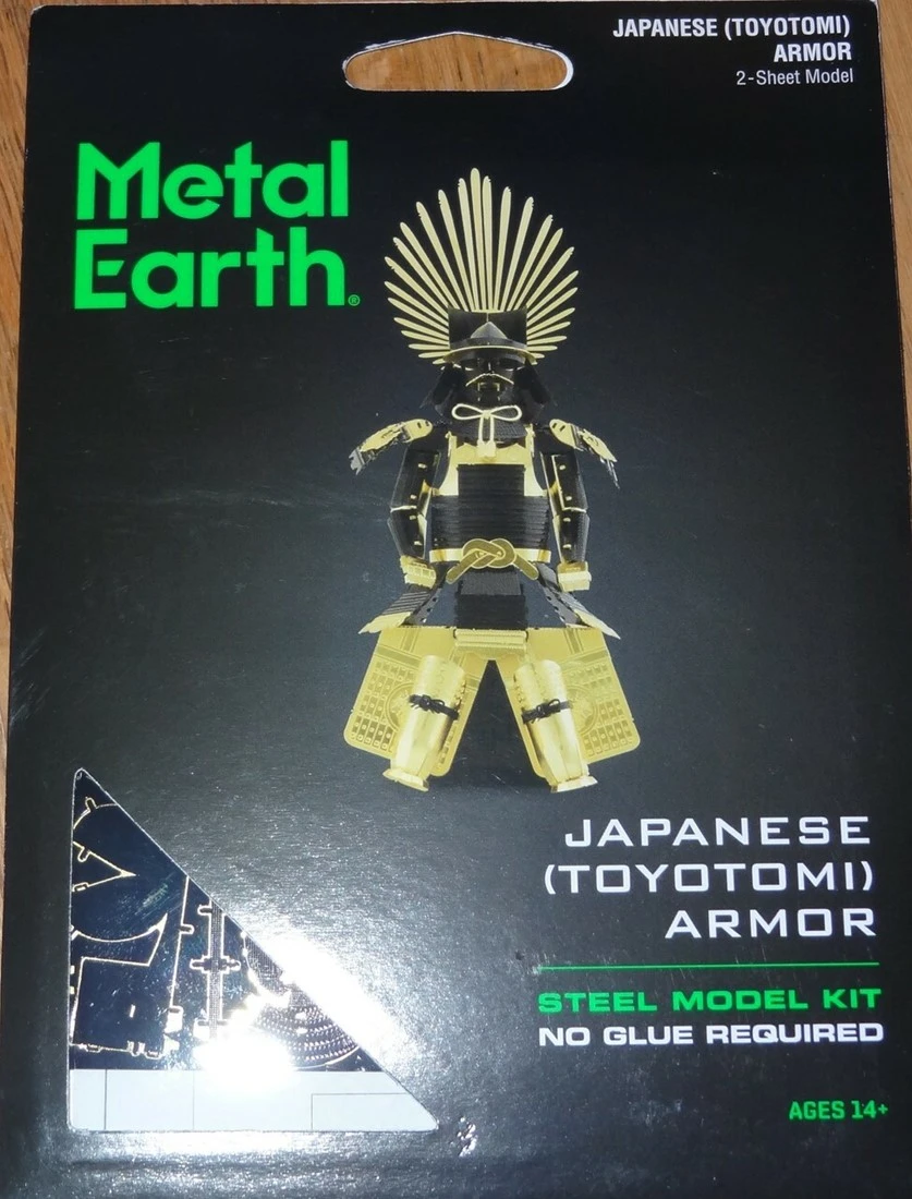 Fascinations - Metal Earth Armor, Lasergeschnittener 3D-Konstruktionsbausatz, Ab 14 Jahren (Japanese (Toyotomi)) 4 Fascinations - Metal Earth Armor, Lasergeschnittener 3D-Konstruktionsbausatz, Ab 14 Jahren (Japanese (Toyotomi)) – Bild 2
