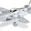 Fascinations Metal Earth MMS003 - 502498, Boeing P-51 Mustang, Konstruktionsspielzeug, 1 Metallplatine, Ab 14 Jahren -Djeco Geschaft fascinations metal earth mms003 502498 boeing p 51 mustang konstruktionsspielzeug 1 metallplatine ab 14 jahren