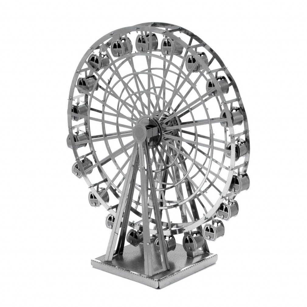 Fascinations Metal Earth MMS044 - 502630, Ferris Wheel, Konstruktionsspielzeug, 2 Metallplatinen, Ab 14 Jahren 3 Fascinations Metal Earth MMS044 - 502630, Ferris Wheel, Konstruktionsspielzeug, 2 Metallplatinen, Ab 14 Jahren