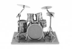 Fascinations Metal Earth MMS076 - 502736, Drum Set, Konstruktionsspielzeug, 2 Metallplatinen, Ab 14 Jahren