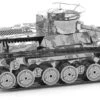 Fascinations Metal Earth MMS202 - 502464, Chi Ha Panzer, Konstruktionsspielzeug, 2 Metallplatinen, Ab 14 Jahren