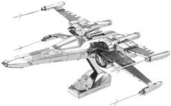 Fascinations Metal Earth MMS269 - 502665, Star Wars Poe Dameron's X-Wing Fighter, Konstruktionsspielzeug, 2 Metallplatinen, Ab 14 Jahren