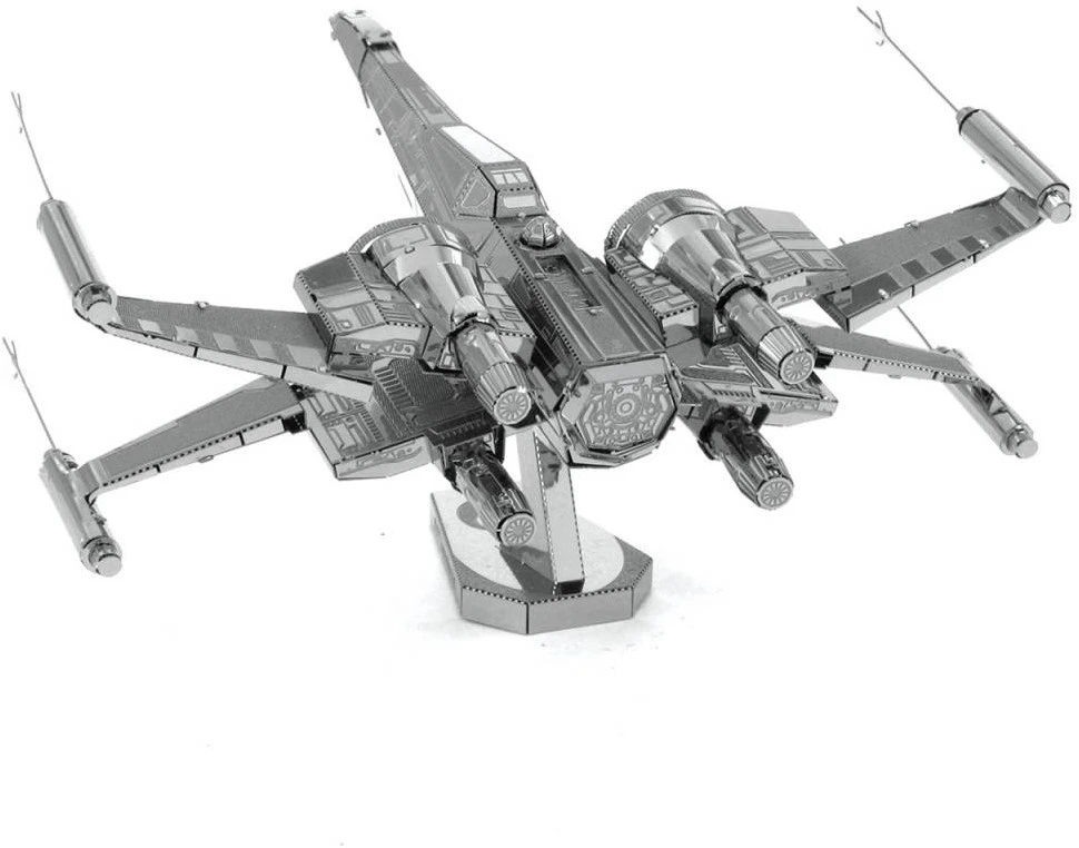 Fascinations Metal Earth MMS269 - 502665, Star Wars Poe Dameron's X-Wing Fighter, Konstruktionsspielzeug, 2 Metallplatinen, Ab 14 Jahren 5 Fascinations Metal Earth MMS269 - 502665, Star Wars Poe Dameron's X-Wing Fighter, Konstruktionsspielzeug, 2 Metallplatinen, Ab 14 Jahren – Bild 3