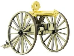 Fascinations - Metal Earth Wild West, Lasergeschnittener 3D-Konstruktionsbausatz, Ab 14 Jahren (Revolver)