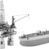 Fascinations MMG105 - Metal Earth 502465 - Offshore Oil Rig & Tanker (in Attraktiver Geschenkbox), Lasergeschnittener 3D-Konstruktionsbausatz, 4 Metallplatinen, Ab 14 Jahren 1 Fascinations MMG105 - Metal Earth 502465 - Offshore Oil Rig & Tanker (in Attraktiver Geschenkbox), Lasergeschnittener 3D-Konstruktionsbausatz, 4 Metallplatinen, Ab 14 Jahren -Djeco Geschaft fascinations mmg105 metal earth 502465 offshore oil rig tanker in attraktiver geschenkbox lasergeschnittener 3d konstruktionsbausatz 4 metallplatinen ab 14 jahren