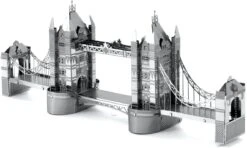 Fascinations MMS022 - Metal Earth 502566 - London Tower Bridge, Lasergeschnittener 3D-Konstruktionsbausatz, 2 Metallplatinen, Ab 14 Jahren
