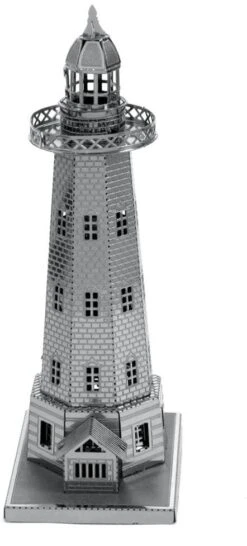 Fascinations MMS040 - Metal Earth 502564 - Lighthouse, Lasergeschnittener 3D-Konstruktionsbausatz, 1 Metallplatine, Ab 14 Jahren