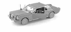 Fascinations MMS056 - Metal Earth 502606 - Ford 1965 Mustang Coupe, Lasergeschnittener 3D-Konstruktionsbausatz, 2 Metallplatinen, Ab 14 Jahren