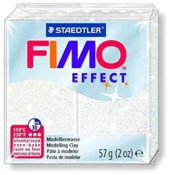 Fimo Effect Modelliermasse 57g Metallic Weiß - 052